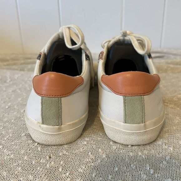 MADEWELL Sidewalk Low Top Snake Embossed Wave Edition Sneakers Shoes Women's 7 - Picture 7 of 12